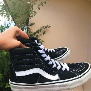 Sk8 Black high-top Vans